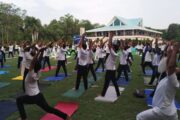 आंतरराष्ट्रीय योग दिना निमित्त ड्रॅगन पॅलेस कॅम्पस येथे योगा कार्यक्रमाचे आयोजन, भारतीय वायुसेनेचा होता प्रमुख सहभाग