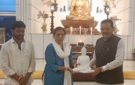सामाजिक न्याय मंत्री संजय शिरसाट यांनी दिली कामठीच्या ड्रॅगन पॅलेस टैंपल येथे सदिच्छा भेट