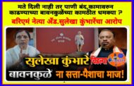 बावनकुळेंना “पैसा-सत्तेचा माज, बावनकुळेंच्या दहशतीला कामठी ची जनता घाबरणार नाही, ॲड. सुलेखाताई कुंभारे यांचा बावनकुळेंना इशारा